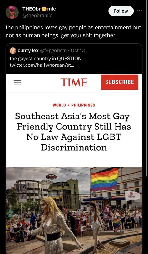 Viral Take about LGBTQ.